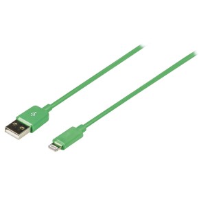 Lightning kabel, 2 m, zeleni, Value Line VLMP39300G2.00