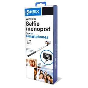 Bežični selfie stick ili štap monopod, bluetooth, crni KSIX