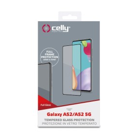 Zaštitno staklo za Samsung Galaxy A52, 9H, crno, Celly