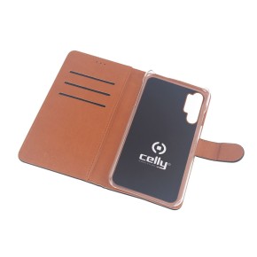 Preklopna torbica za Samsung Galaxy Note 10+, crna, CELLY Wally