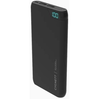 Prijenosna baterija 10000 mAh, crna, Cygnett ChargeUp Boost