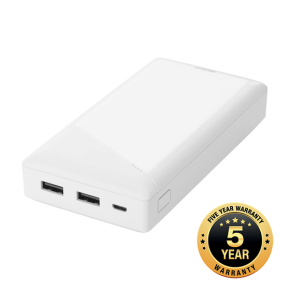 Prijenosna baterija Powerbank DELTACO PB-A1002, 20.000 mAh, bijeli