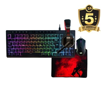Gaming set tipkovnica, miš, slušalice, podloga REDRAGON S149-BA 