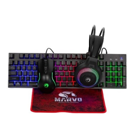 Gaming set tipkovnica, miš, slušalice, podloga MARVO CM416
