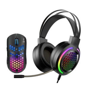 Gaming set miš i slušalice Marvo Scorpion MH01BK, RGB