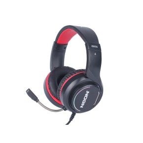 Gaming slušalice i mikrofon NEON KRATOS, crno - crvene, 7,1, LED RGB, USB