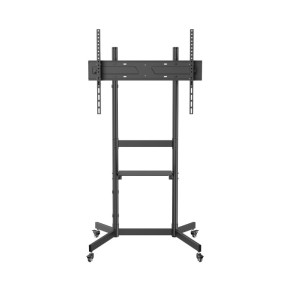 Mobilni podni nosač za TV 55–100" – stalak s kotačićima i policom, 70 kg SBOX FS-403