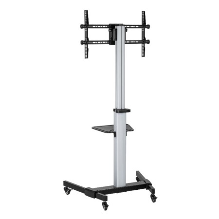 Mobilni podni nosač za TV 37-86 inča s portrait rotacijom, 50 kg, SBOX FS-444