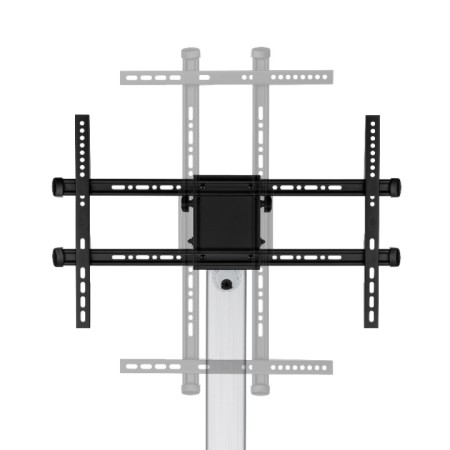 Mobilni podni nosač za TV 37-86 inča s portrait rotacijom, 50 kg, SBOX FS-444