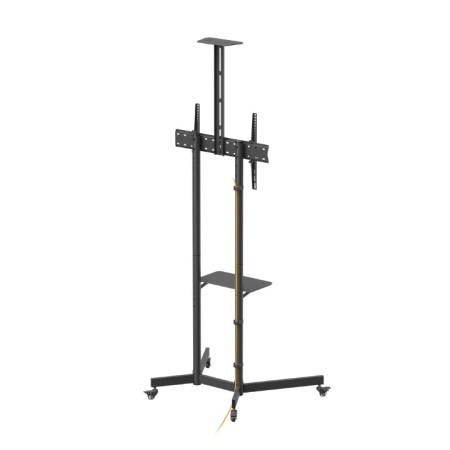 Mobilni podni nosač za TV 37-70 inča s AV policom, 45 kg, SBOX FS-401-2 Mobilni podni nosač za TV 37-70 inča s AV policom, 45 kg, SBOX FS-401-2