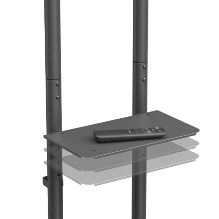 Mobilni podni nosač za TV 37-70 inča s AV policom, 45 kg, SBOX FS-401-2 Mobilni podni nosač za TV 37-70 inča s AV policom, 45 kg, SBOX FS-401-2