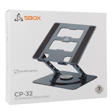 Aluminijski stalak za laptop SBOX CP-32, 360° rotacija Aluminijski stalak za laptop SBOX CP-32, 360° rotacija
