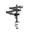 Stolni nosač za 3 monitora od 17" do 27" SBOX LCD-352/3-2