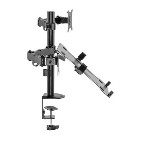 Stolni nosač za monitor i laptop 17-32 inča, docking stanica za laptop, SBOX LCD-LM01-2 Stolni nosač za monitor i laptop 17-32 inča, docking stanica za laptop, SBOX LCD-LM01-2