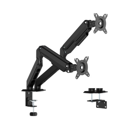 Stolni nosač za 2 monitora 17-32 inča s oprugom, nagib +90°/-45°, SBOX LCD-S024-3 Stolni nosač za 2 monitora 17-32 inča s oprugom, nagib +90°/-45°, SBOX LCD-S024-3