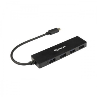 USB razdjelnik USB-C na USB-A, 4 ulaza, hub, SBOX H-404C