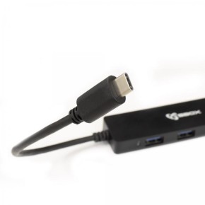 USB razdjelnik USB-C na USB-A, 4 ulaza, hub, SBOX H-404C