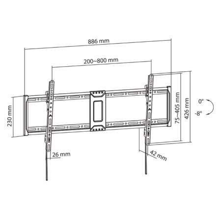 Zidni nosač za TV od 43" do 100" SBOX PLB-5948T-2 Zidni nosač za TV od 43" do 100" SBOX PLB-5948T-2