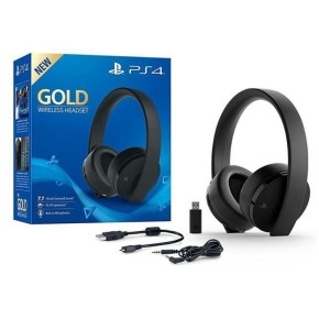 Slušalice Sony Playstation 4 PS4 Wireless gold stereo headset black