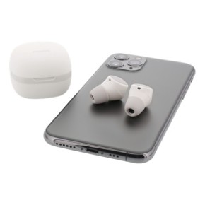 Slušalice STREETZ TWS-0002, mikrofon, Bluetooth, TWS, bijele