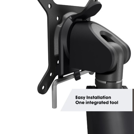 Vogels MOMO 4138B monitor arm 17"-43", 10 kg crni, Motion+
