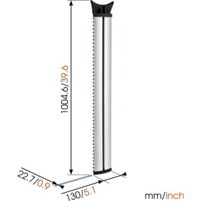 Vogels NEXT 7840 zaštita za kabele 100 cm srebrna, do 10 kabela