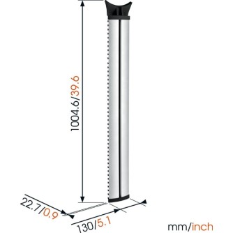 Vogels NEXT 7840 zaštita za kabele 100 cm srebrna, do 10 kabela