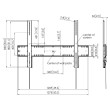 Vogels PFW 6910 nagibni nosač TV 80"-120", 230 kg + lock Vogels PFW 6910 nagibni nosač TV 80"-120", 230 kg + lock