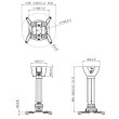 Vogels PPC 1540W stropni nosač za projektor 20 kg, 400-550 mm Vogels PPC 1540W stropni nosač za projektor 20 kg, 400-550 mm