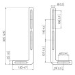 Vogels SOUND 1250 nosač za soundbar do 20 kg, za rotirajuće TV Vogels SOUND 1250 nosač za soundbar do 20 kg, za rotirajuće TV