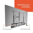 Vogels SOUND 3550 univerzalni nosač za soundbar do 6,5 kg Vogels SOUND 3550 univerzalni nosač za soundbar do 6,5 kg