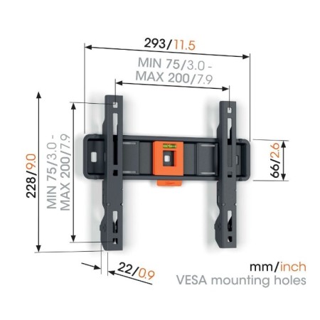 Vogels TVM 1203 fiksni zidni nosač za TV 19"-50", 30 kg Vogels TVM 1203 fiksni zidni nosač za TV 19"-50", 30 kg