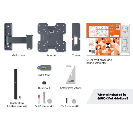Vogels TVM 1223 nagibno-okretni nosač TV 19"-43", 15 kg, 120° Vogels TVM 1223 nagibno-okretni nosač TV 19"-43", 15 kg, 120°
