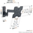 Vogels TVM 1243 full-motion+ nosač TV 19"-43", 15 kg, 180° Vogels TVM 1243 full-motion+ nosač TV 19"-43", 15 kg, 180°