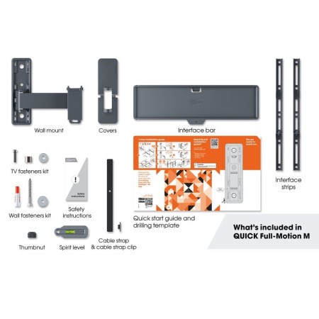 Vogels TVM 1423 nagibno-okretni nosač TV 32"-65", 25 kg, 120°