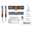 Vogels TVM 3203 fiksni zidni nosač za TV 19"-50", 30 kg, COMFORT Vogels TVM 3203 fiksni zidni nosač za TV 19"-50", 30 kg, COMFORT