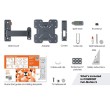 Vogels TVM 3223 nagibno-okretni nosač TV 19"-43", 15 kg, 120° Vogels TVM 3223 nagibno-okretni nosač TV 19"-43", 15 kg, 120°