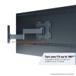 Vogels TVM 3243 full-motion+ nosač TV 19"-43", 15 kg, 180° Vogels TVM 3243 full-motion+ nosač TV 19"-43", 15 kg, 180°