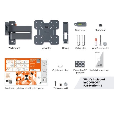 Vogels TVM 3243 full-motion+ nosač TV 19"-43", 15 kg, 180° Vogels TVM 3243 full-motion+ nosač TV 19"-43", 15 kg, 180°