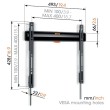 Vogels TVM 3403 fiksni zidni nosač za TV 32"-77", 50 kg, COMFORT Vogels TVM 3403 fiksni zidni nosač za TV 32"-77", 50 kg, COMFORT