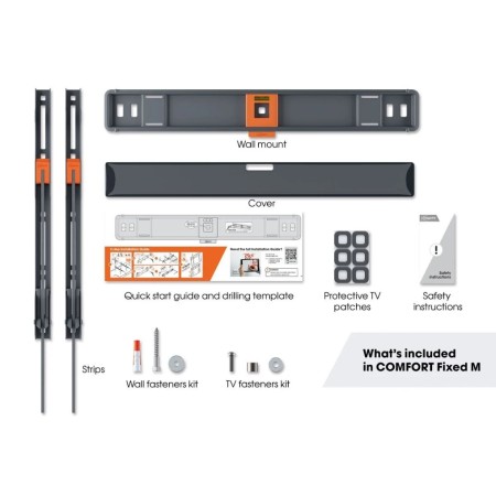 Vogels TVM 3403 fiksni zidni nosač za TV 32"-77", 50 kg, COMFORT Vogels TVM 3403 fiksni zidni nosač za TV 32"-77", 50 kg, COMFORT