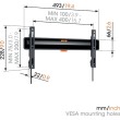 Vogels TVM 3405SP fiksni nosač za OLED TV 32"-77", 50 kg, short