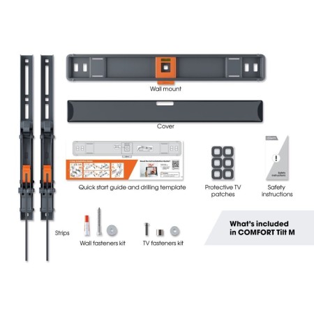 Vogels TVM 3413 nagibni zidni nosač za TV 32"-65", 25 kg, 20° Vogels TVM 3413 nagibni zidni nosač za TV 32"-65", 25 kg, 20°