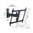 Vogels TVM 3423 nagibno-okretni nosač TV 32"-65", 25 kg, 120° Vogels TVM 3423 nagibno-okretni nosač TV 32"-65", 25 kg, 120°
