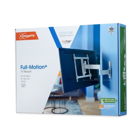 Vogels TVM 3443WH full-motion+ nosač TV 32"-65", 25 kg, bijeli