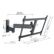 Vogels TVM 3643 full-motion+ nosač TV 40"-77", 35 kg, 180°