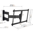 Vogels TVM 3843 full-motion+ XL nosač TV 55"-100", 55 kg, 180° Vogels TVM 3843 full-motion+ XL nosač TV 55"-100", 55 kg, 180°