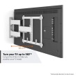 Vogels TVM 5445WH ELITE full-motion+ TV 32"-65", 35 kg, bijeli Vogels TVM 5445WH ELITE full-motion+ TV 32"-65", 35 kg, bijeli