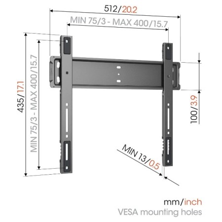 Vogels TVM 5505 ELITE fiksni nosač za TV 32"-77", 75 kg, 1.3 cm Vogels TVM 5505 ELITE fiksni nosač za TV 32"-77", 75 kg, 1.3 cm