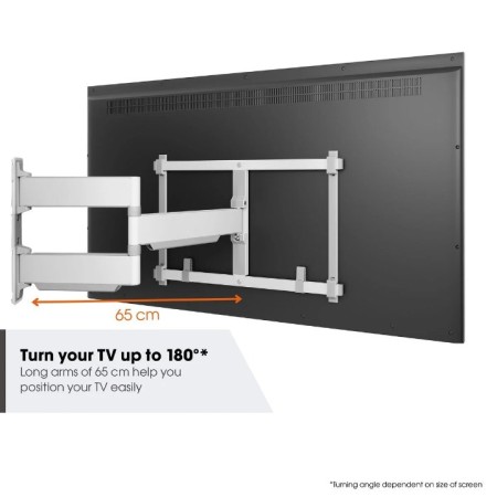 Vogels TVM 5645WH ELITE full-motion+ TV 40"-77", 45 kg, bijeli